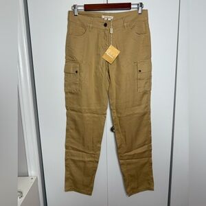 Barbour Commando Trouser in Dark Stone khaki lightweight pants - US size 6
